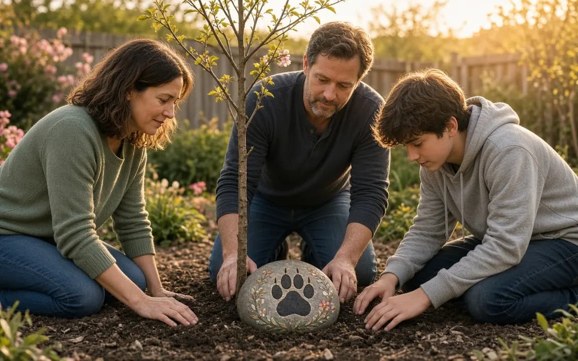 Choosing a ritual after your pet dies: small acts that help grief move
